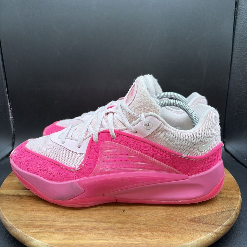 NIKE KD 16 Aunt Pearl Men’s Size 8.5 Basketball Shoes Pink Sneakers FN4929-600